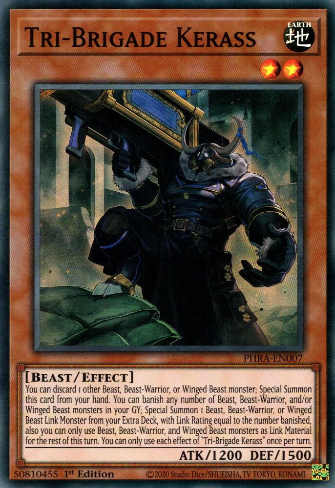Tri-Brigade Kerass PHRA-EN007 card from Phantom Rage
