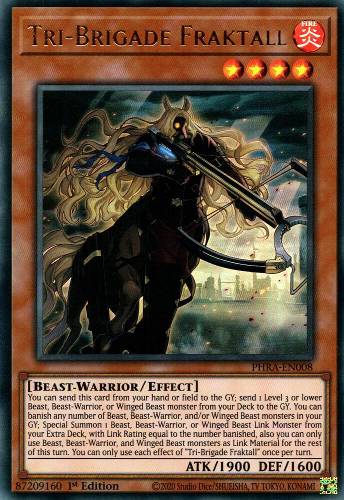Tri-Brigade Fraktall PHRA-EN008 card from Phantom Rage