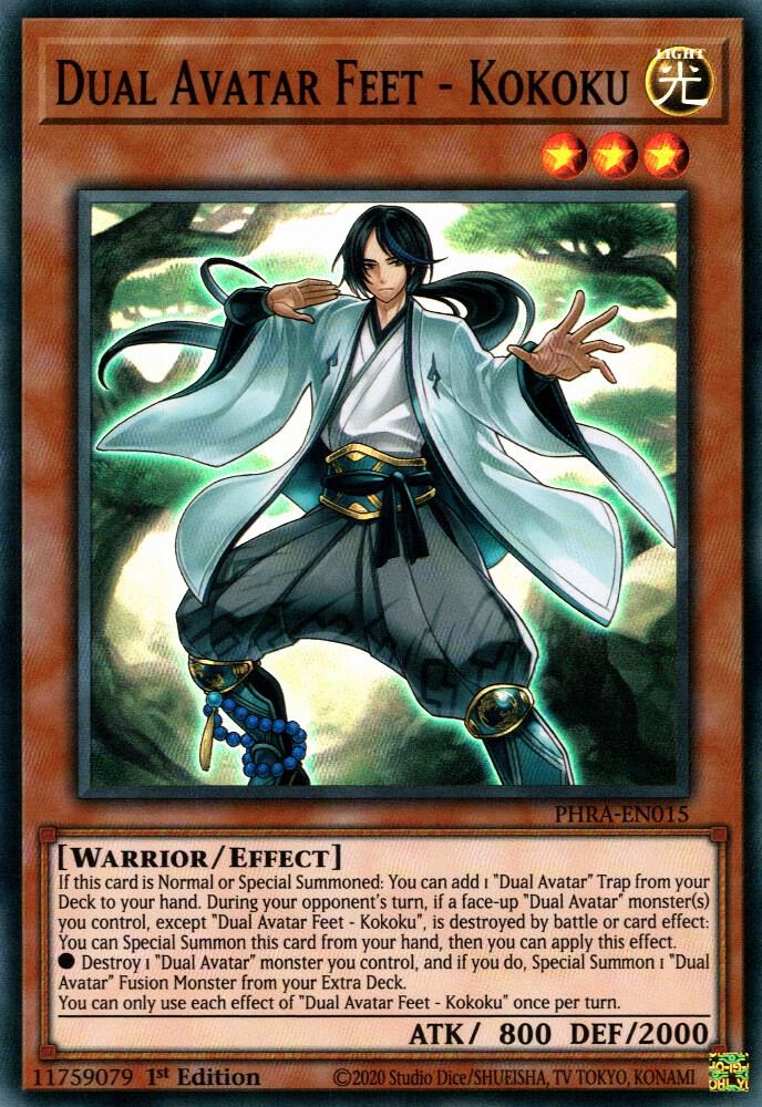 Dual Avatar Feet - Kokoku PHRA-EN015 card from Phantom Rage