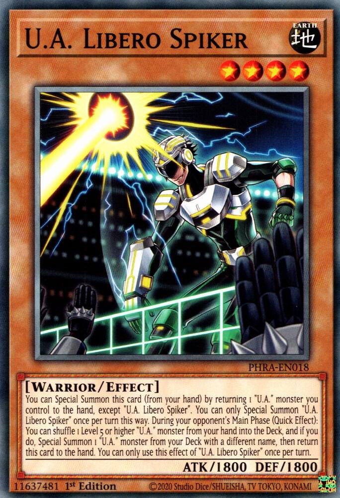 U.A. Libero Spiker PHRA-EN018 card from Phantom Rage