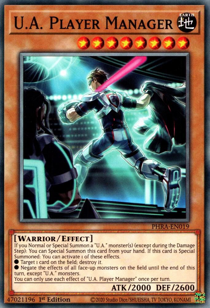 U.A. Player Manager PHRA-EN019 card from Phantom Rage