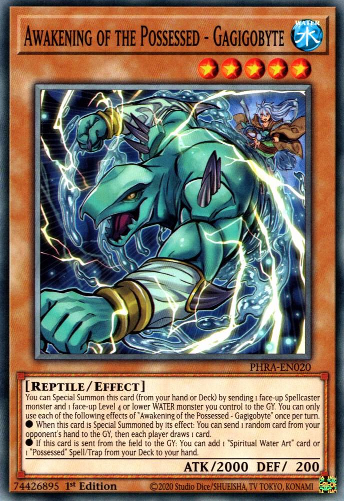 Awakening of the Possessed - Gagigobyte PHRA-EN020 card from Phantom Rage