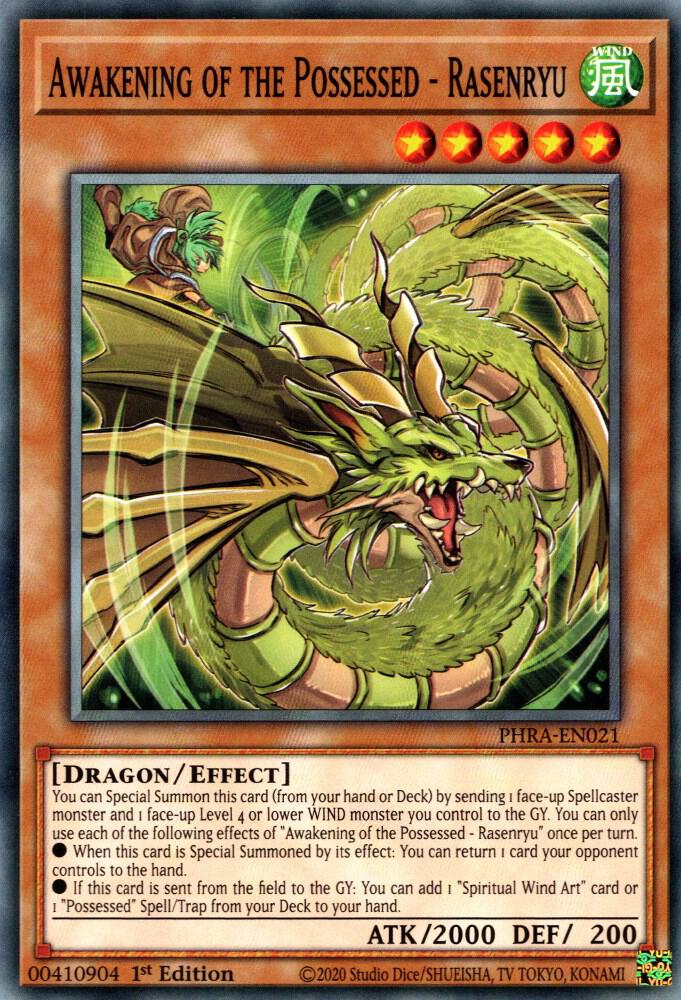 Awakening of the Possessed - Rasenryu PHRA-EN021 card from Phantom Rage