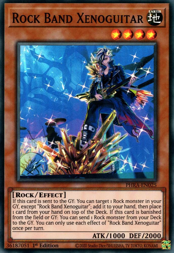 Rock Band Xenoguitar PHRA-EN025 card from Phantom Rage