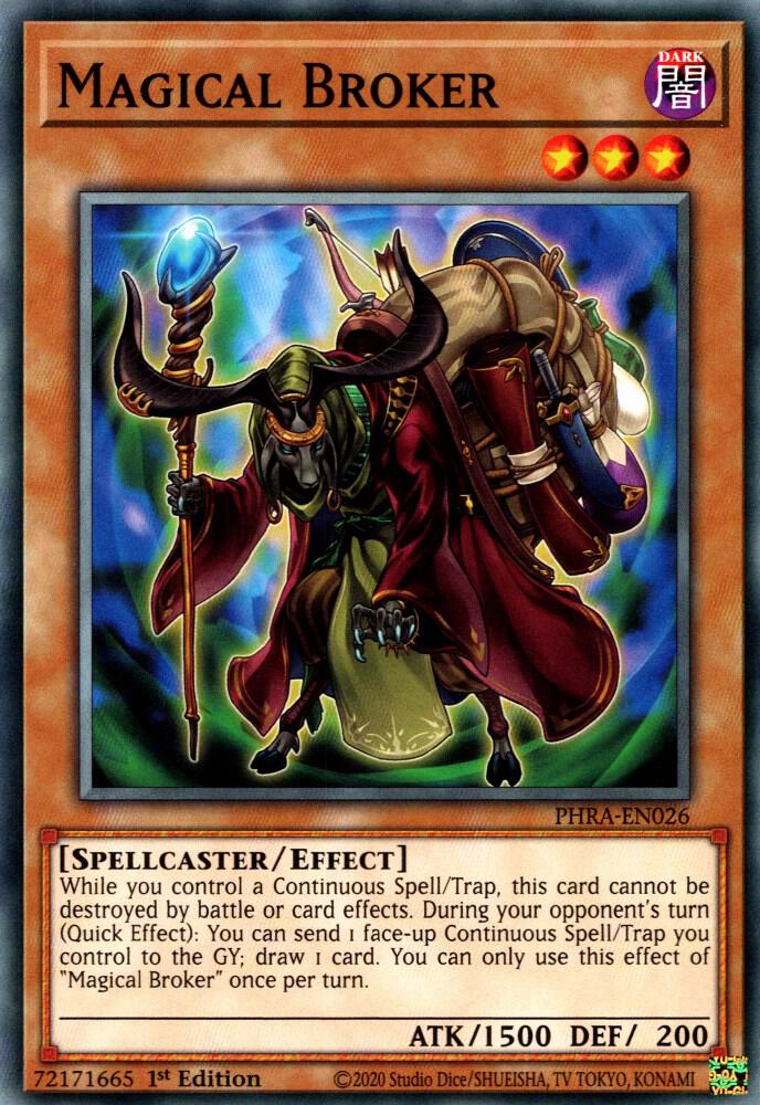 Magical Broker PHRA-EN026 card from Phantom Rage