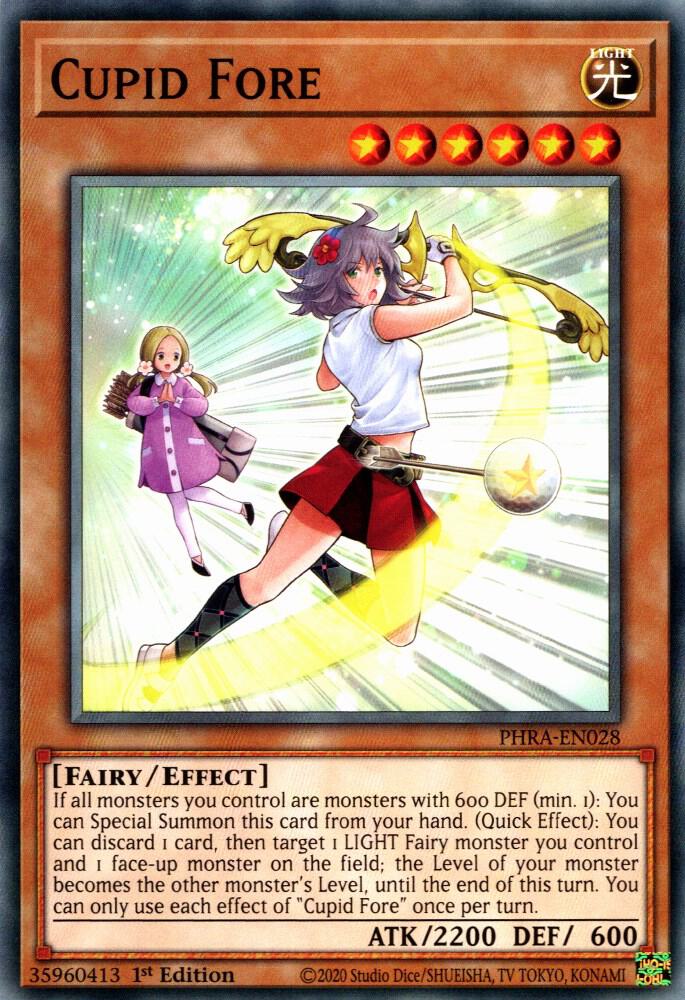 Cupid Fore PHRA-EN028 card from Phantom Rage
