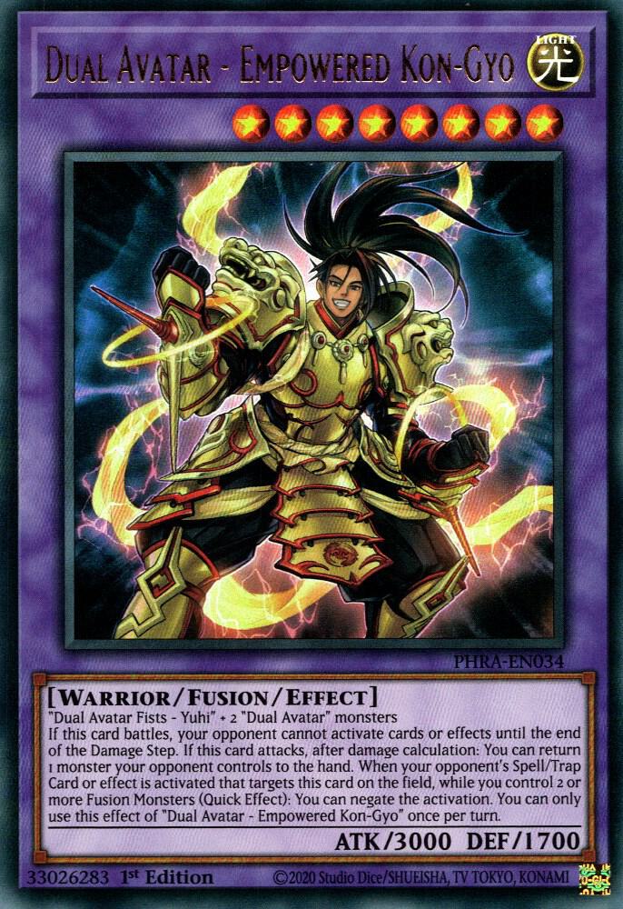 Dual Avatar - Empowered Kon-Gyo PHRA-EN034 card from Phantom Rage