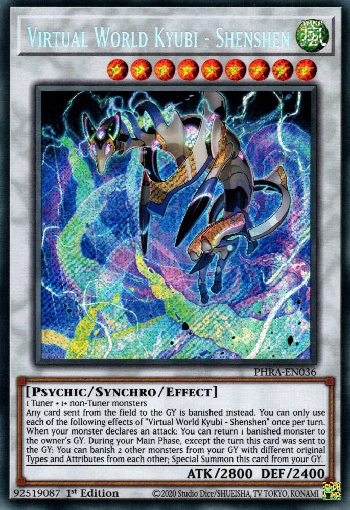 Virtual World Kyubi - Shenshen PHRA-EN036 card from Phantom Rage
