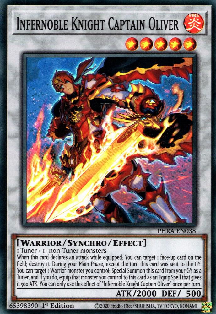 Infernoble Knight Captain Oliver PHRA-EN038 card from Phantom Rage