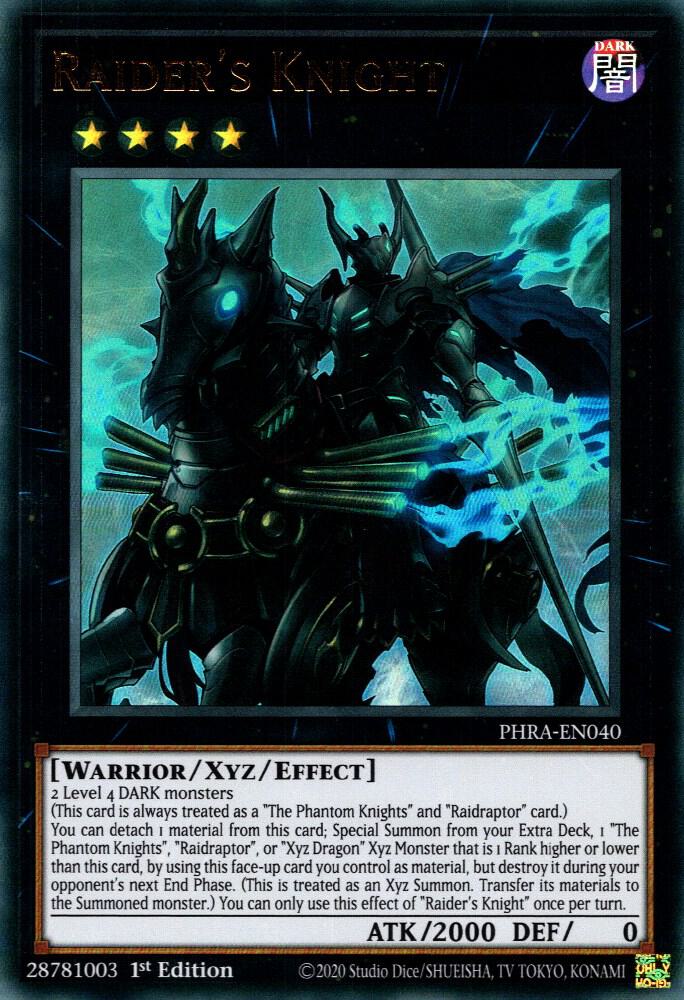 Raider's Knight PHRA-EN040 card from Phantom Rage