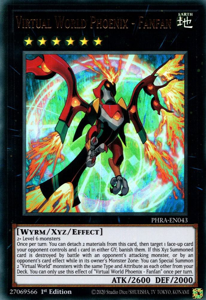 Virtual World Phoenix - Fanfan PHRA-EN043 card from Phantom Rage