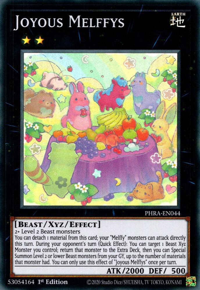 Joyous Melffys PHRA-EN044 card from Phantom Rage
