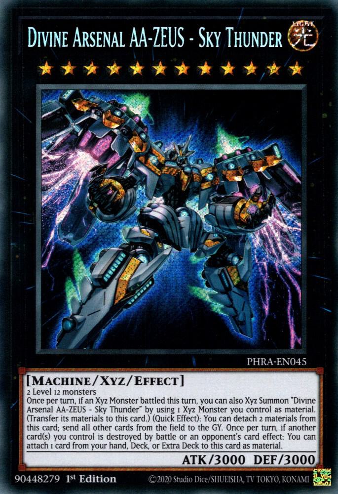 Divine Arsenal AA-ZEUS - Sky Thunder PHRA-EN045 card from Phantom Rage