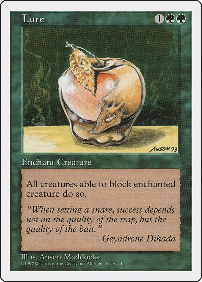 Lure card from Fifth Edition