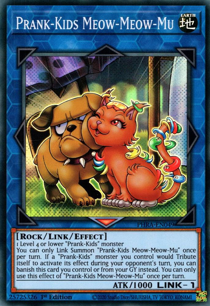 Prank-Kids Meow-Meow-Mu PHRA-EN049 card from Phantom Rage