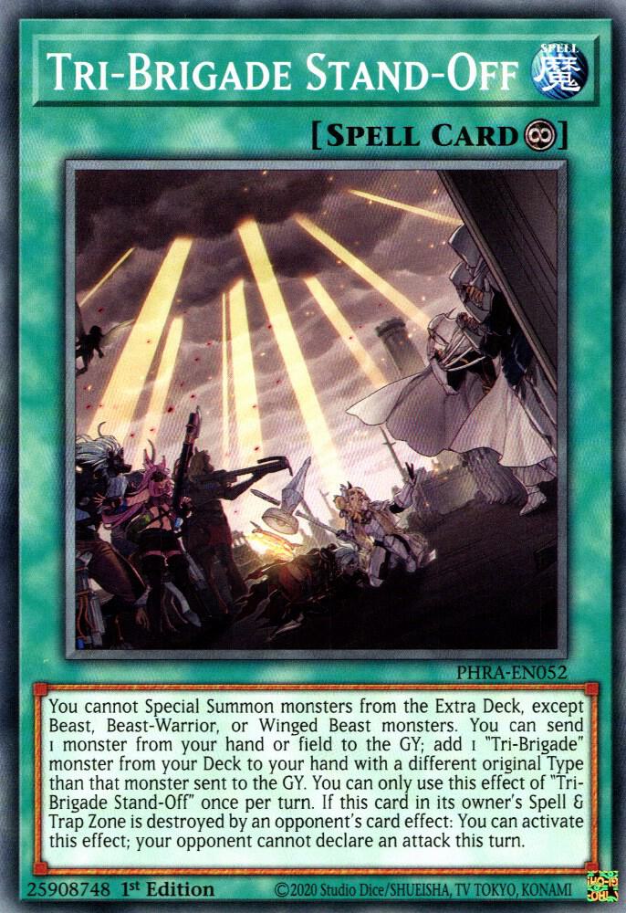 Tri-Brigade Stand-Off PHRA-EN052 card from Phantom Rage