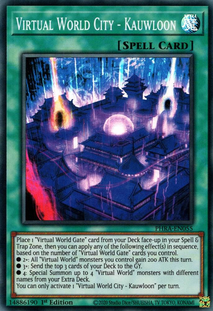 Virtual World City - Kauwloon PHRA-EN055 card from Phantom Rage