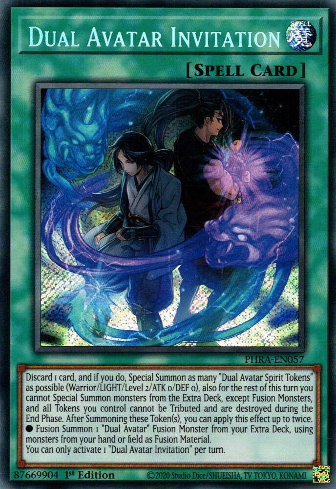 Dual Avatar Invitation PHRA-EN057 card from Phantom Rage
