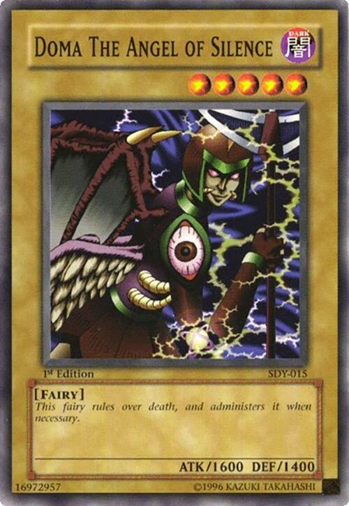 Doma The Angel of Silence SDY-015 card from Starter Deck: Yugi