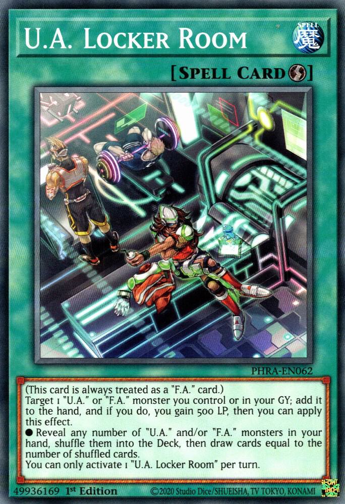 U.A. Locker Room PHRA-EN062 card from Phantom Rage