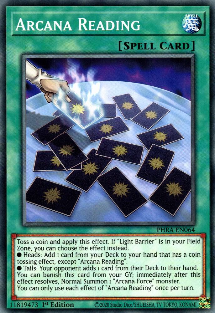 Arcana Reading PHRA-EN064 card from Phantom Rage