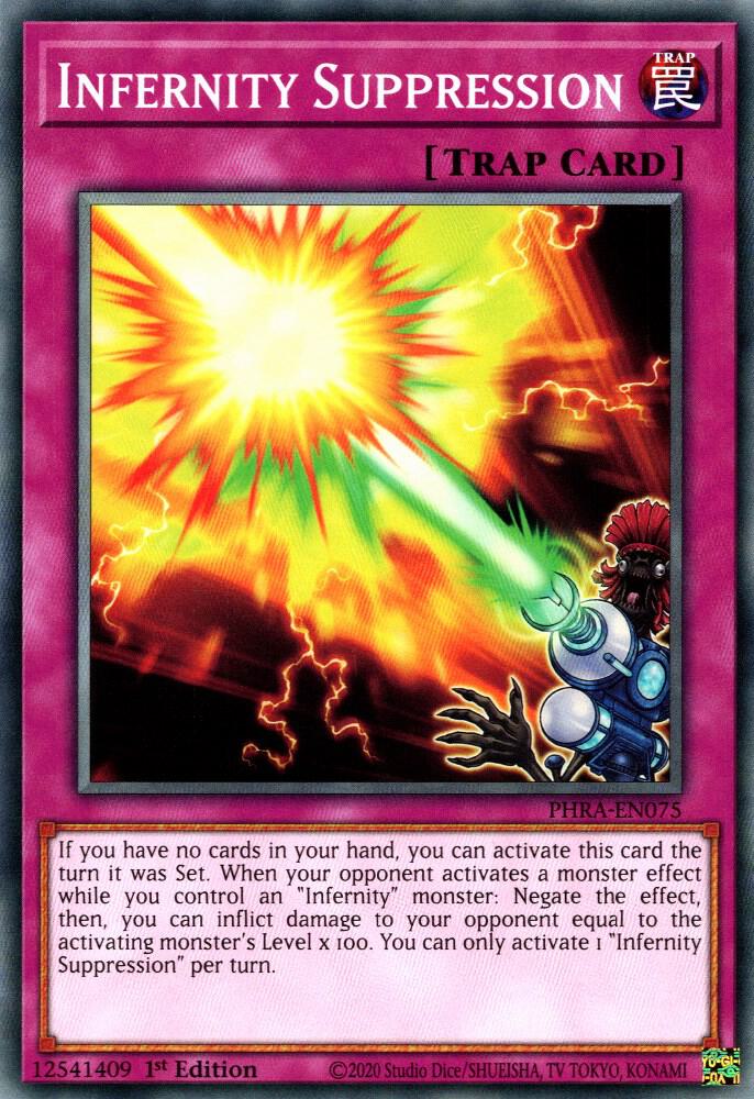 Infernity Suppression PHRA-EN075 card from Phantom Rage