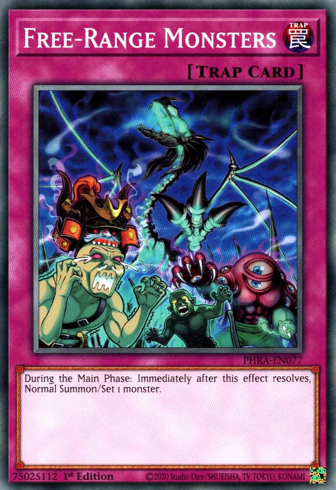 Free-Range Monsters PHRA-EN077 card from Phantom Rage