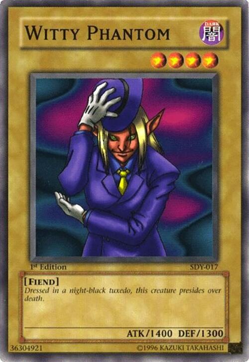 Witty Phantom SDY-017 card from Starter Deck: Yugi