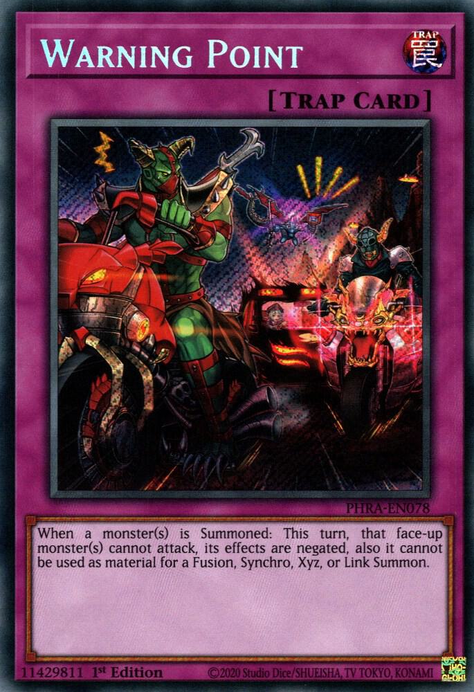 Warning Point PHRA-EN078 card from Phantom Rage