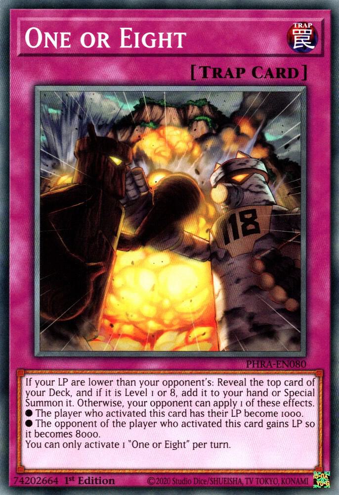 One or Eight PHRA-EN080 card from Phantom Rage