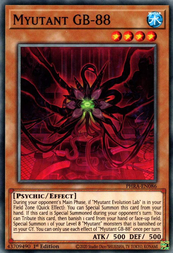 Myutant GB-88 PHRA-EN086 card from Phantom Rage