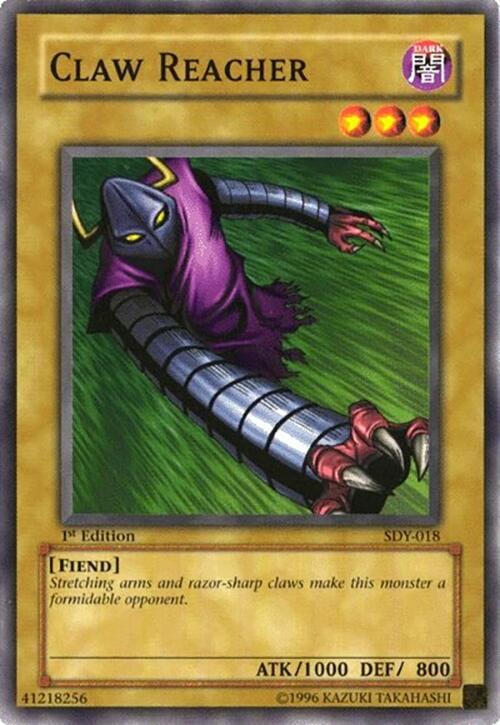 Claw Reacher SDY-018 card from Starter Deck: Yugi