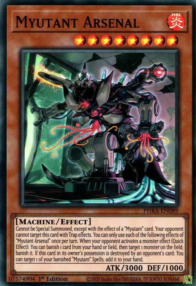Myutant Arsenal PHRA-EN089 card from Phantom Rage