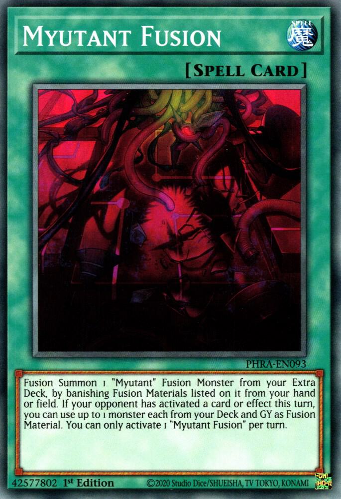 Myutant Fusion PHRA-EN093 card from Phantom Rage