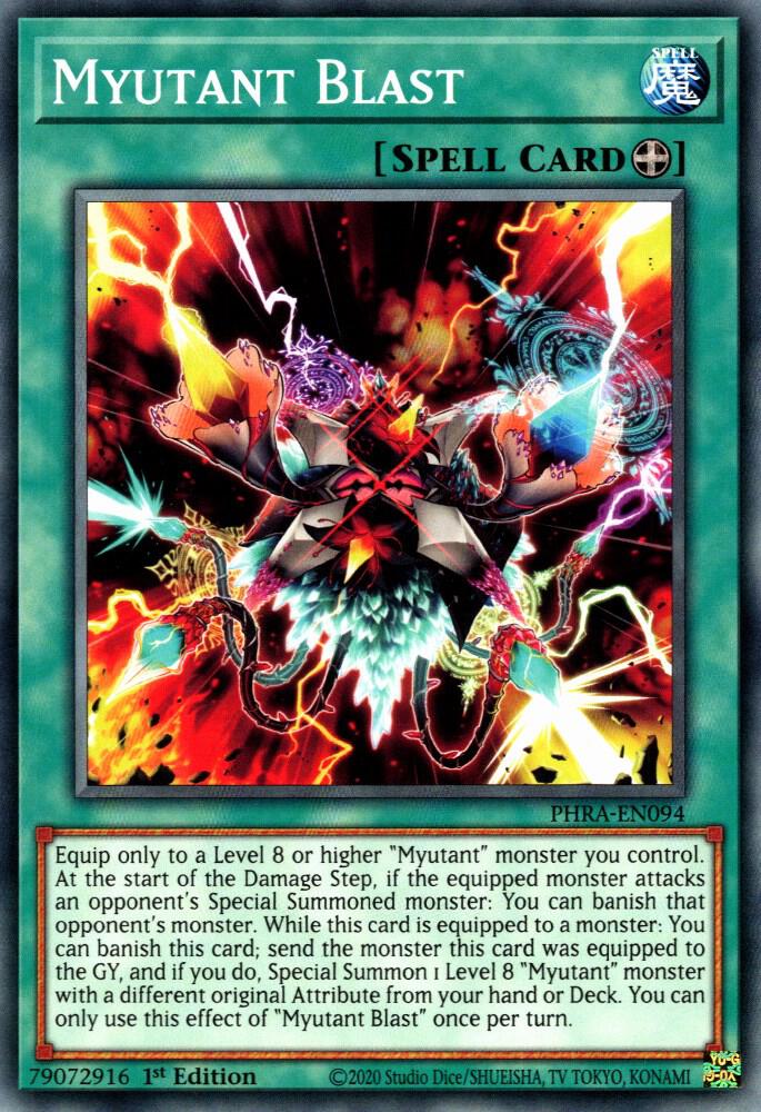 Myutant Blast PHRA-EN094 card from Phantom Rage