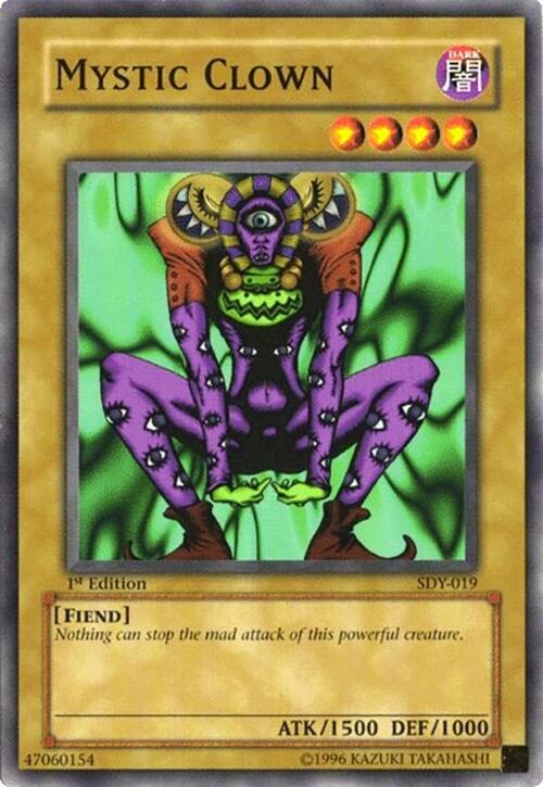 Mystic Clown SDY-019 card from Starter Deck: Yugi