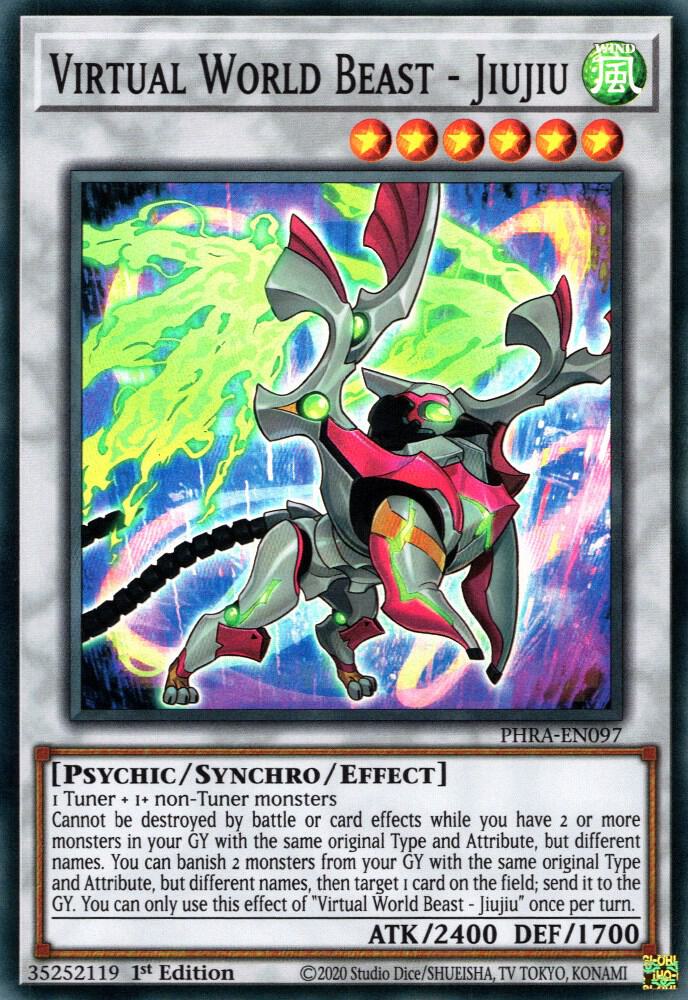 Virtual World Beast - Jiujiu PHRA-EN097 card from Phantom Rage