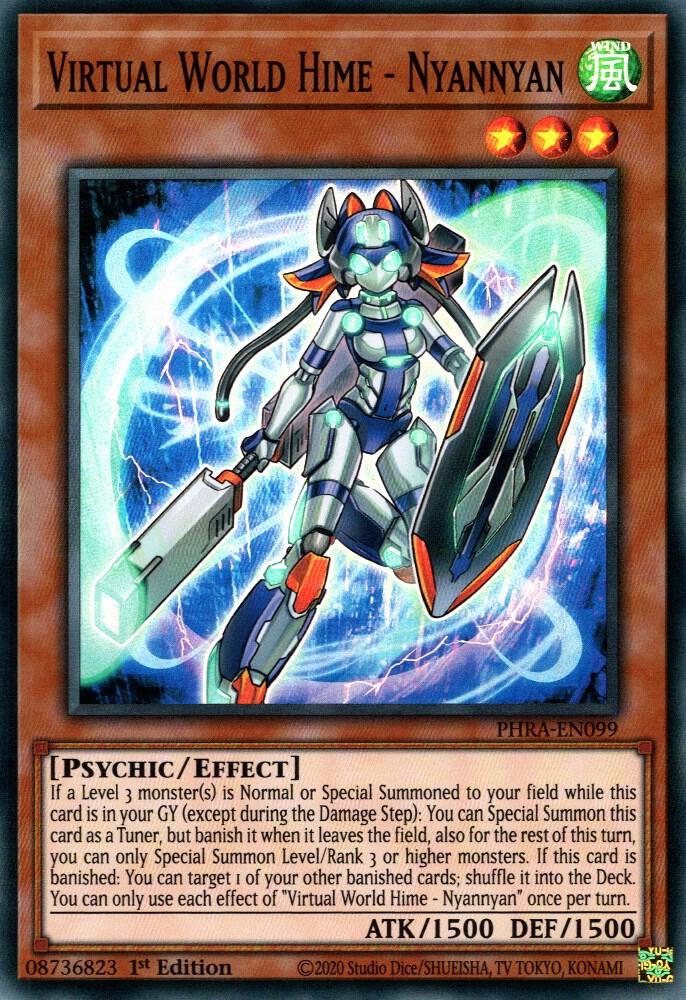 Virtual World Hime - Nyannyan PHRA-EN099 card from Phantom Rage