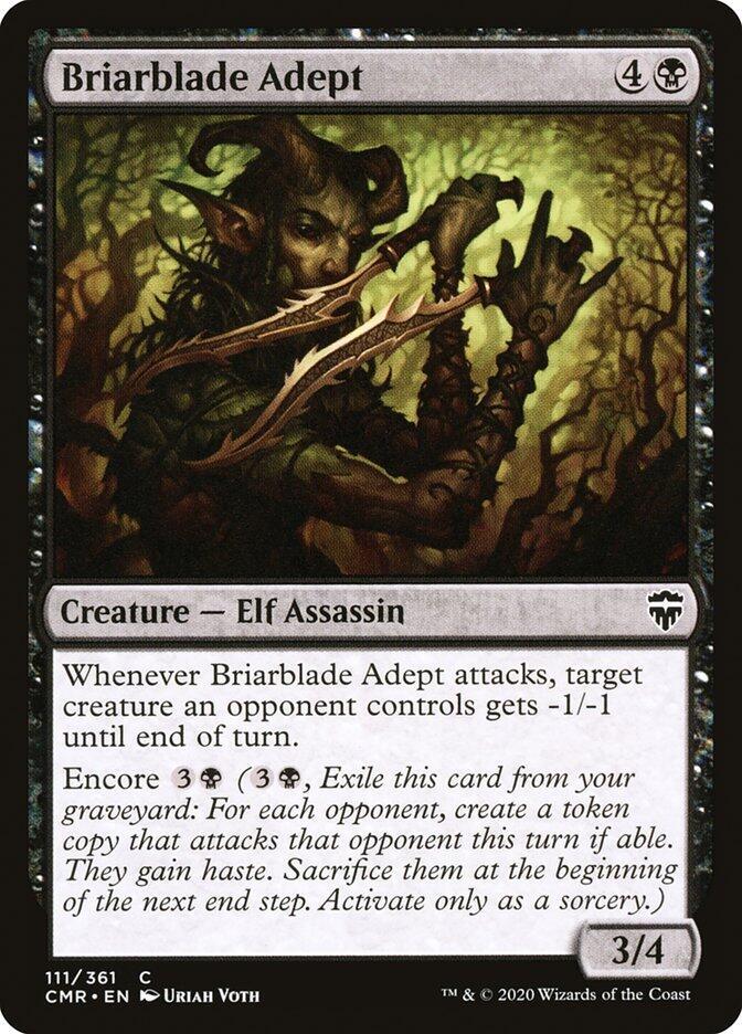 Briarblade Adept 111 card from Commander Legends
