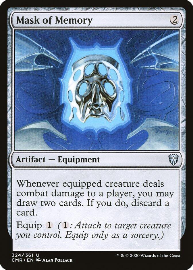 Mask of Memory 324 card from Commander Legends