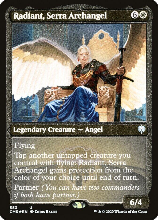 Radiant, Serra Archangel (Foil Etched) 553 card from Commander Legends