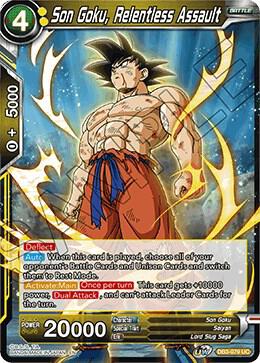 Son Goku, Relentless Assault DB3-079 card from Draft Box 06 - Giant Force