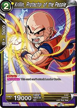 Krillin, Protector of the People DB3-085 card from Draft Box 06 - Giant Force