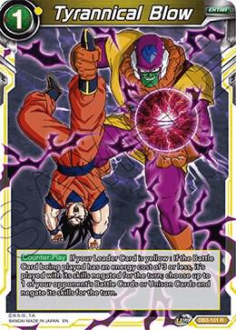 Tyrannical Blow DB3-101 card from Draft Box 06 - Giant Force