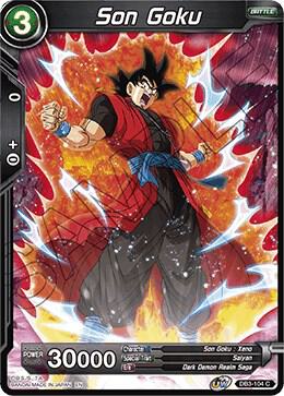 Son Goku DB3-104 card from Draft Box 06 - Giant Force