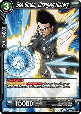 Son Goten, Changing History DB3-106 card from Draft Box 06 - Giant Force