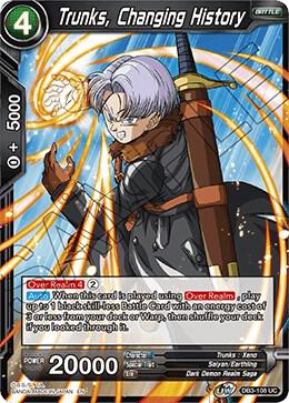 Trunks, Changing History DB3-108 card from Draft Box 06 - Giant Force