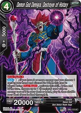 Demon God Demigra, Destroyer of History DB3-110 card from Draft Box 06 - Giant Force