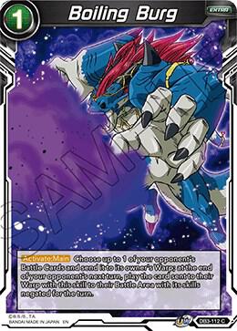 Boiling Burg DB3-112 card from Draft Box 06 - Giant Force
