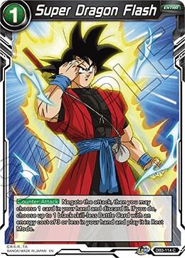 Super Dragon Flash DB3-114 card from Draft Box 06 - Giant Force